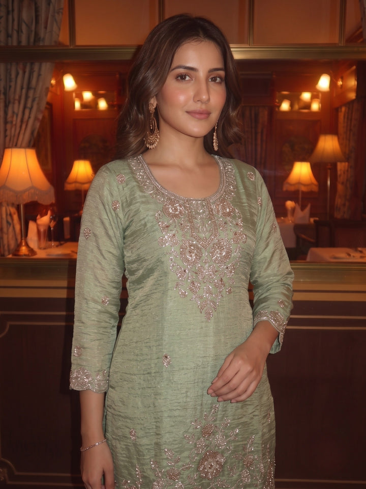 Salvi Moss Handwork Work Suit Set