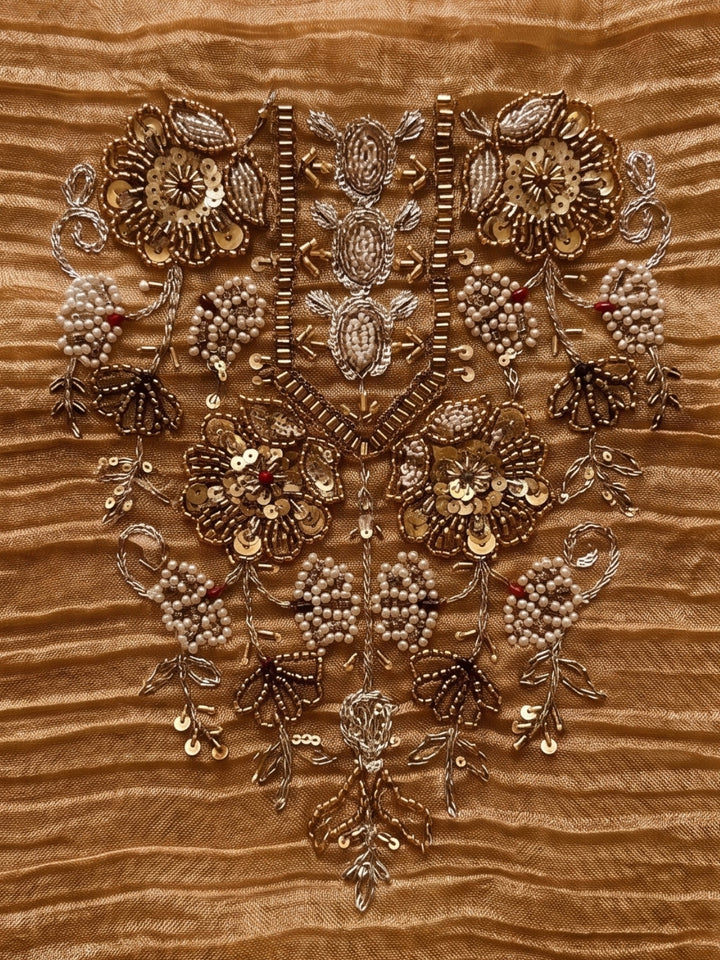 Salvi Russet Full Handowork Suit Set