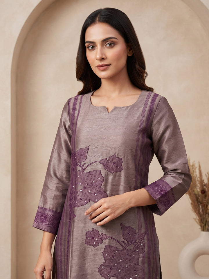 Salvi Thistle Heavy Handwork Festive Suit Set