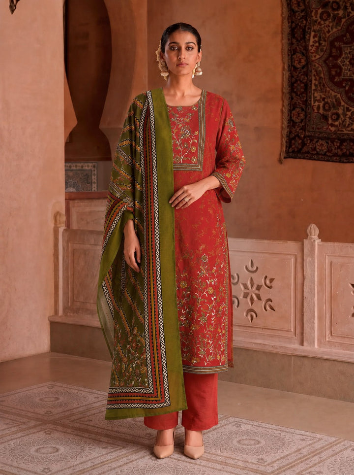 Sanjh Copper Work Suit Set