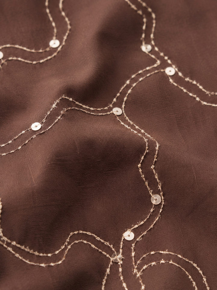 Sargi Sienna Embroidery Cotton Co-Ord Set