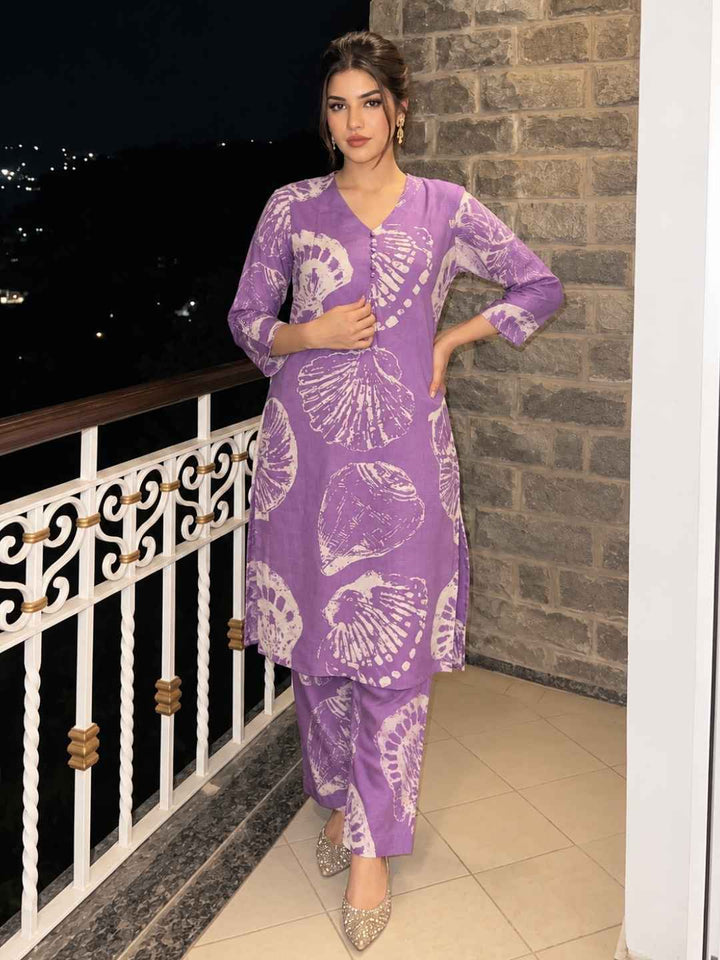 Sarika Lily Printed Kurta Pant Set