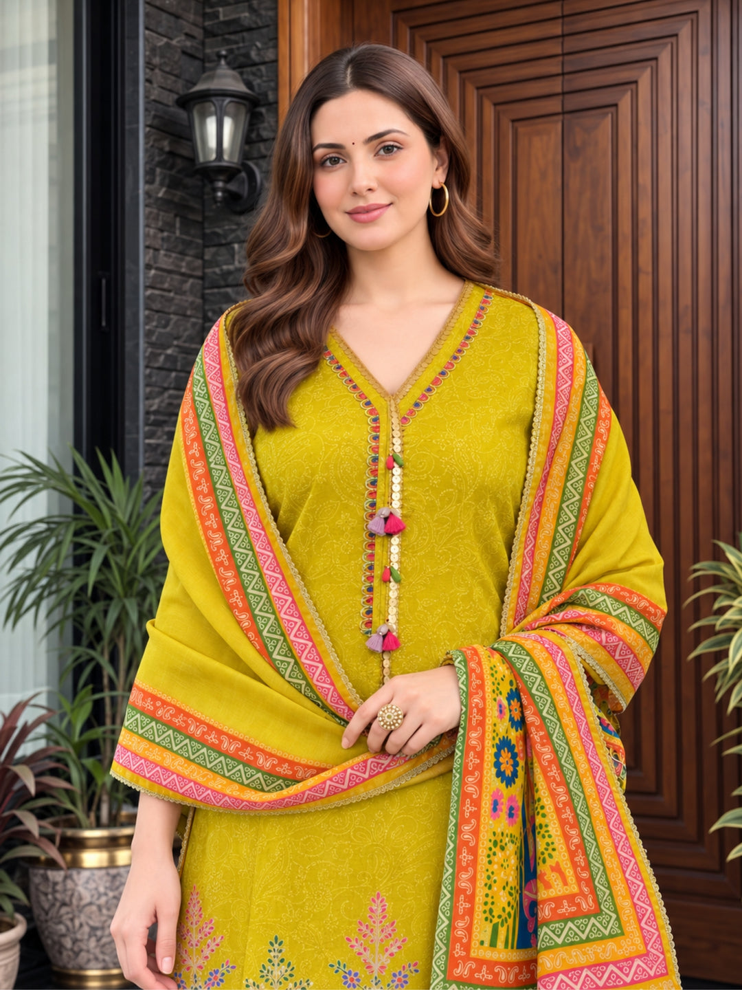 Sarvada Amber Full Work Suit Set