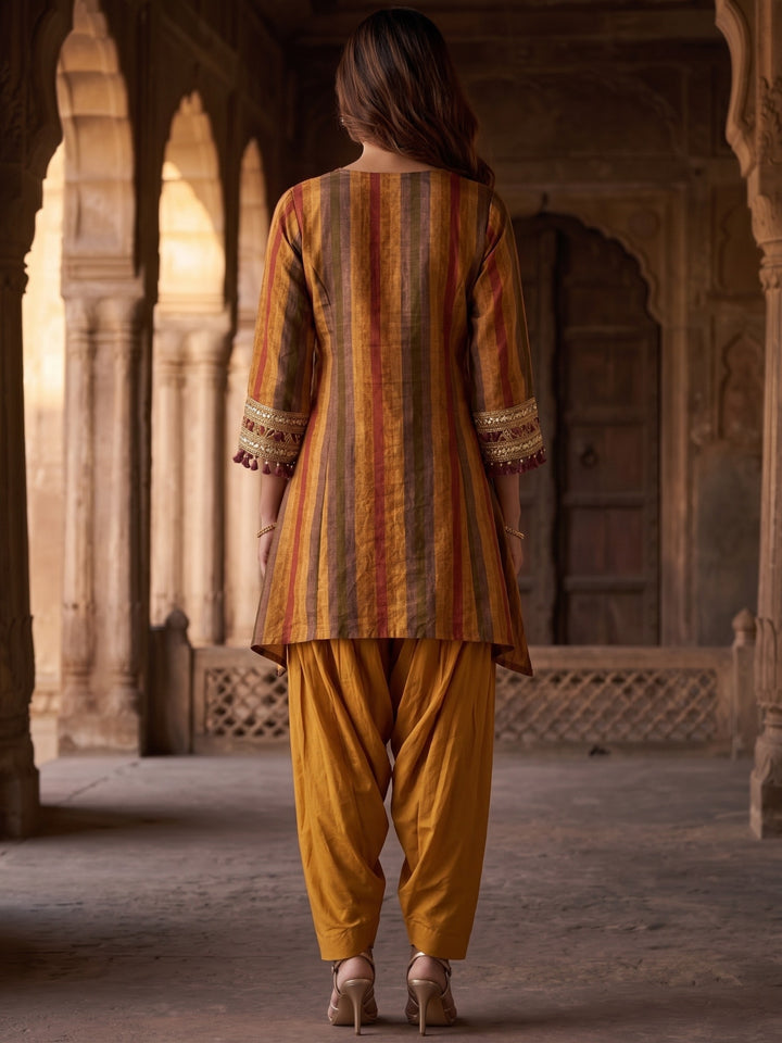 Shakti Amber Handwork Farshi Co-Ord Set