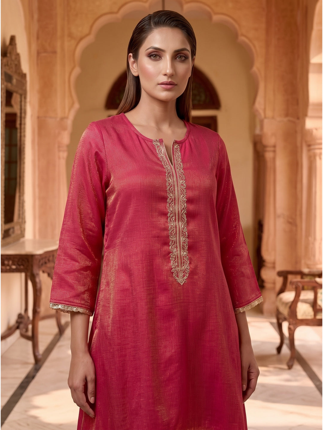 Shakti Blush Handwork Co-Ord Set