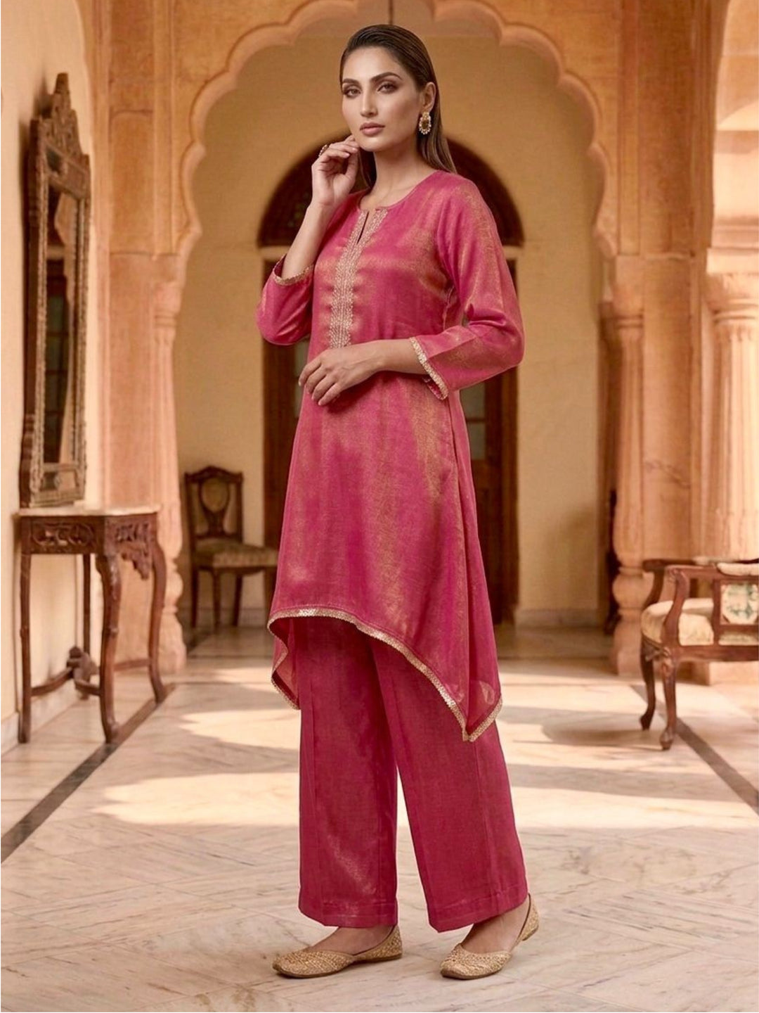 Shakti Blush Handwork Co-Ord Set