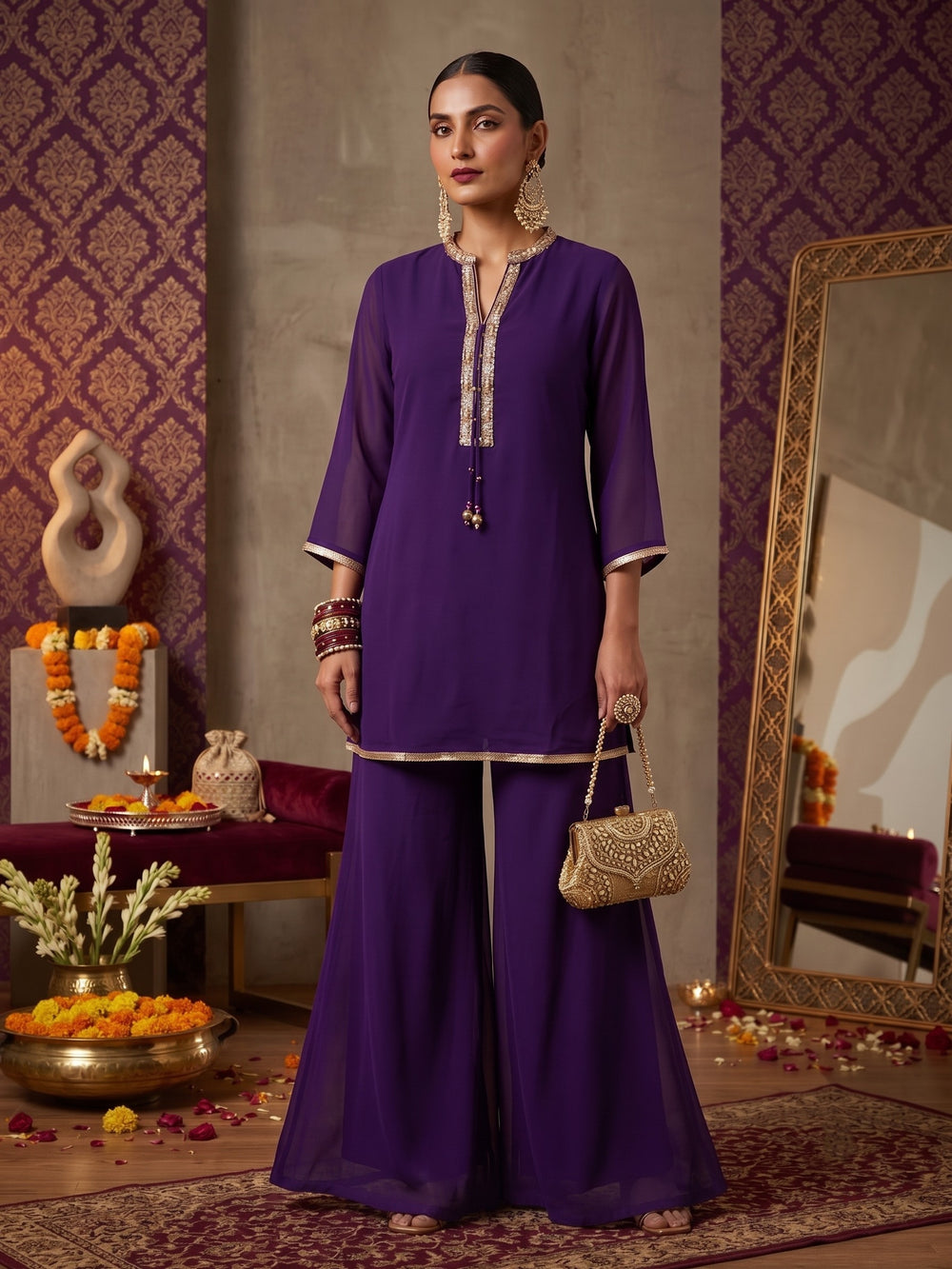 Shakti Byza Handwork Co-Ord Set