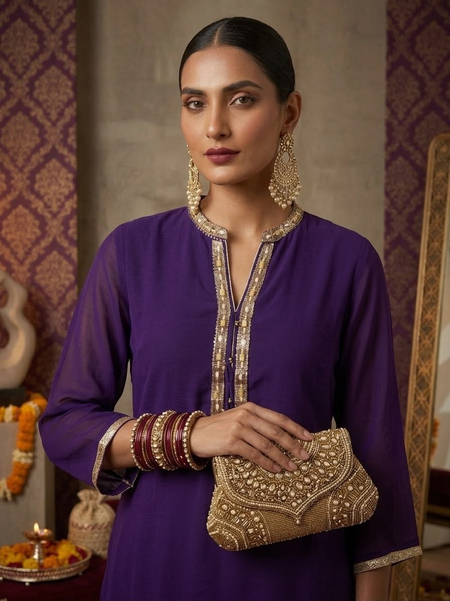 Shakti Byza Handwork Co-Ord Set