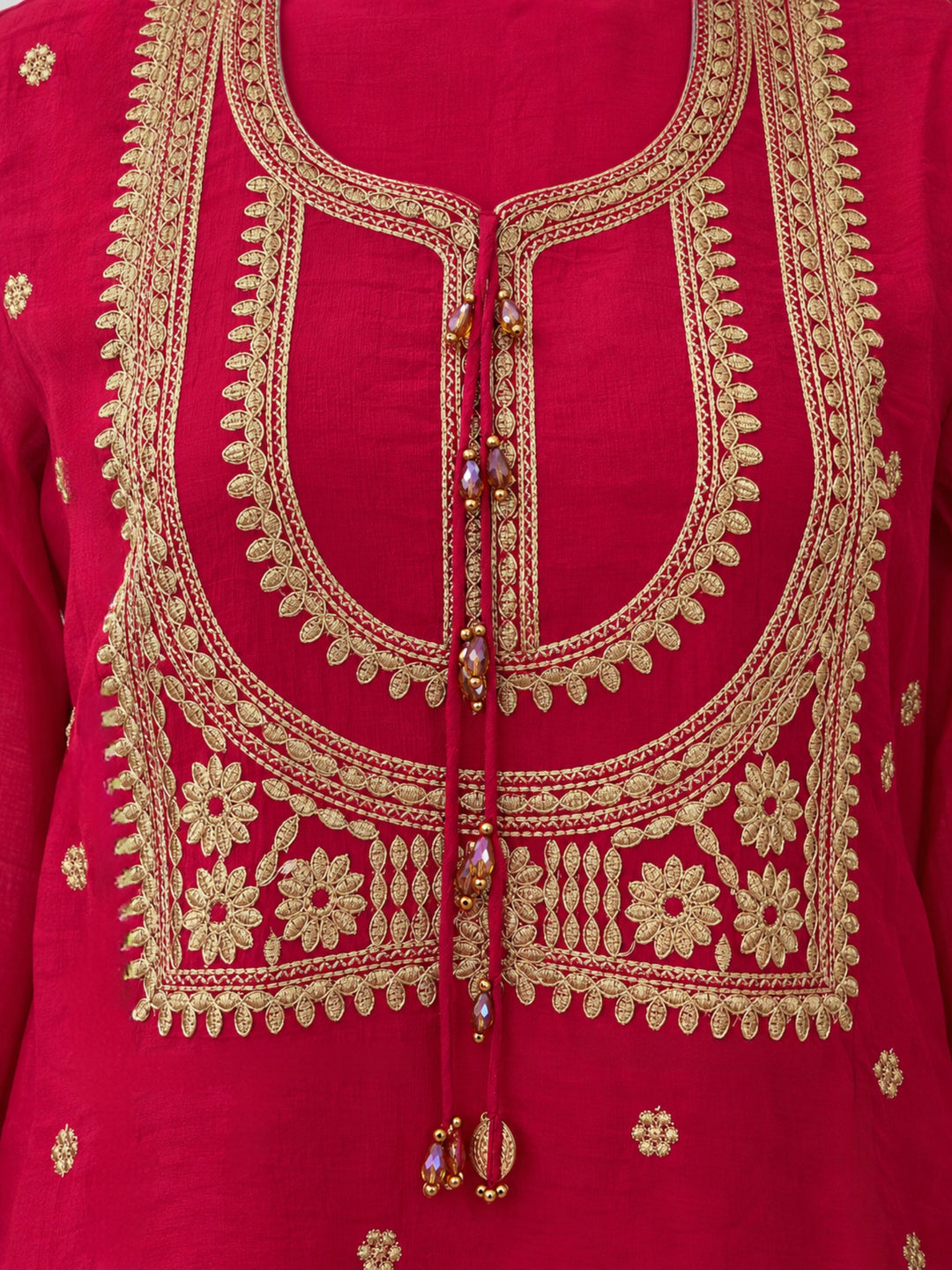 Shakti Cameo Handwork Festive Co-Ord Set