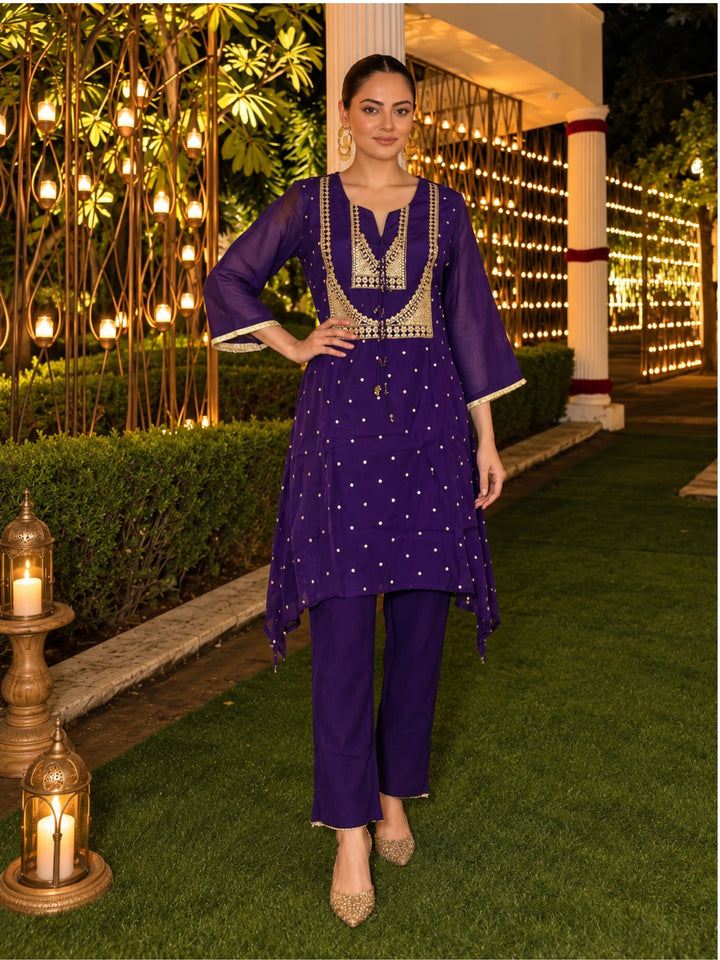 Shakti Dazzle Handwork Festive Co-Ord Set