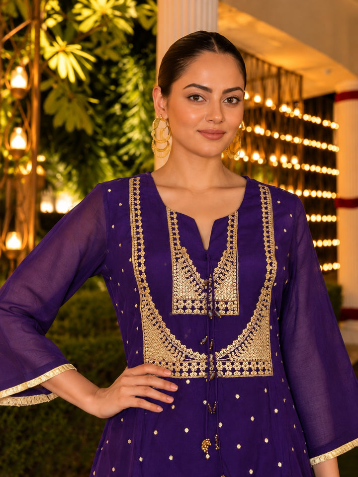 Shakti Dazzle Handwork Festive Co-Ord Set