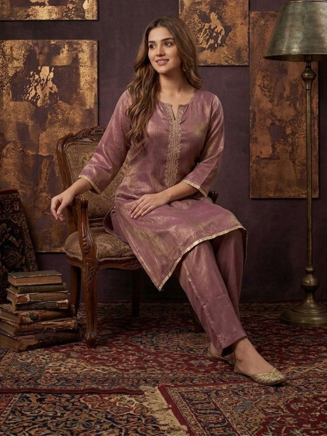 Shakti Lily Handwork Co-Ord Set