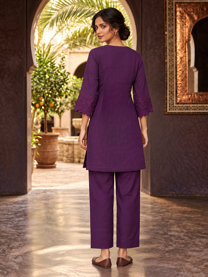 Shakti Palat Embroidery Farshi Kurta Pant Set