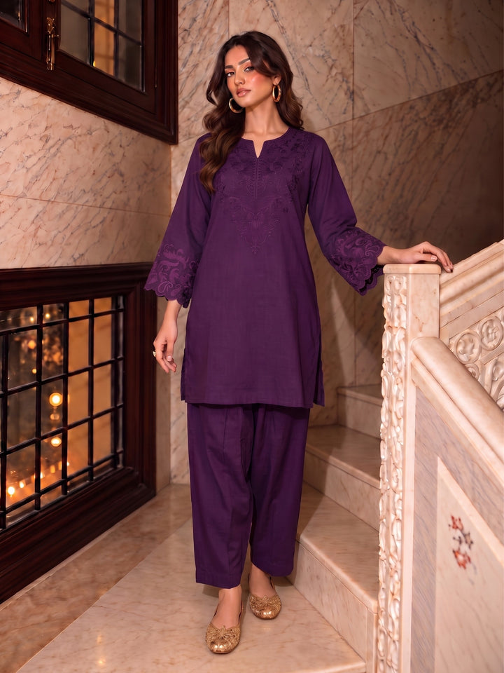 Shakti Palat Embroidery Farshi Kurta Pant Set
