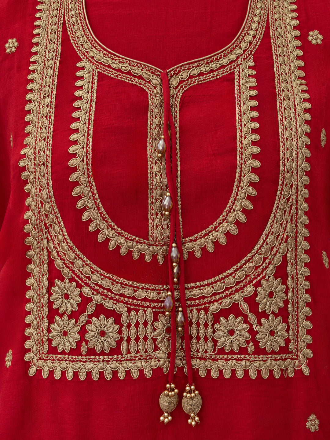 Shakti Sindoori Handwork Festive Co-Ord Set