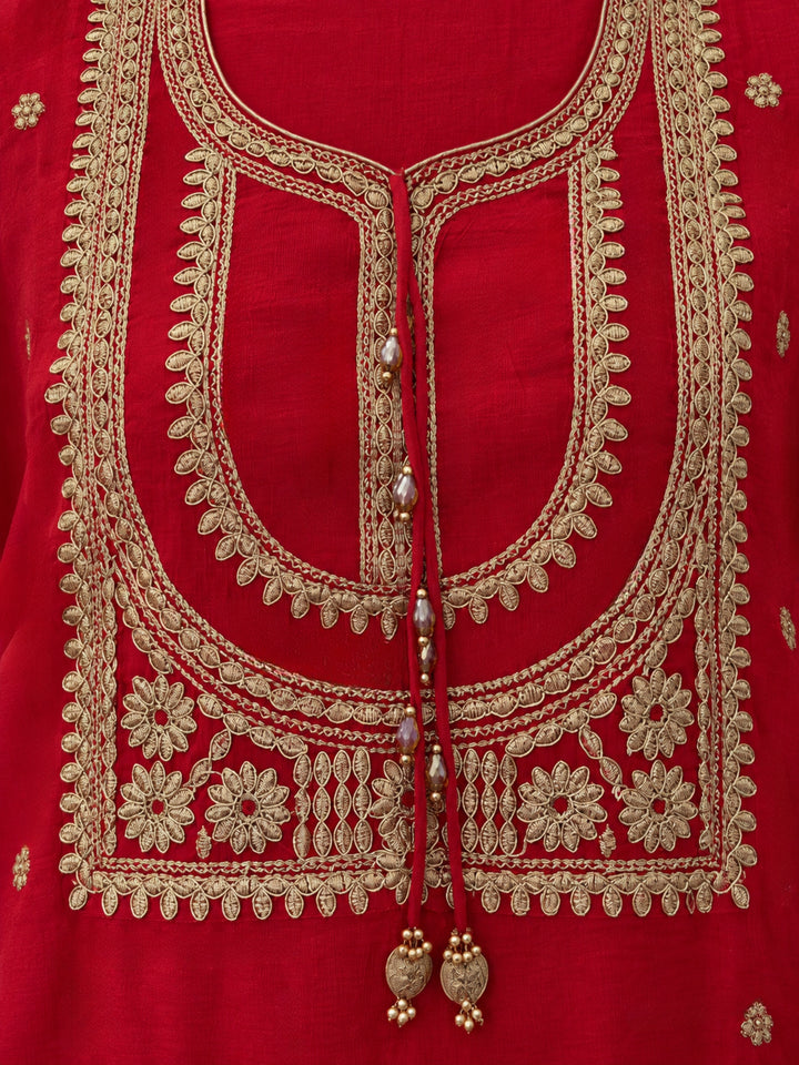 Shakti Sindoori Handwork Festive Co-Ord Set