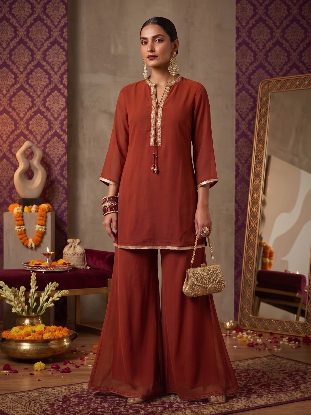 Shakti Terra Handwork Co-Ord Set