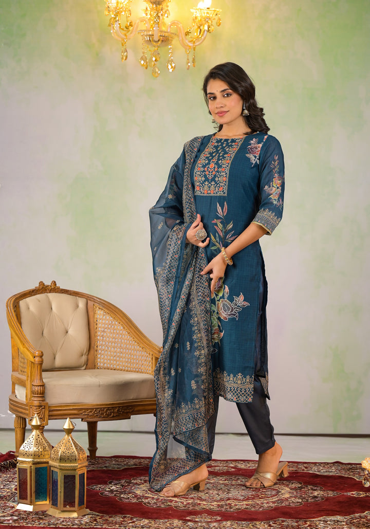Rabha Royal Printed Suit Set