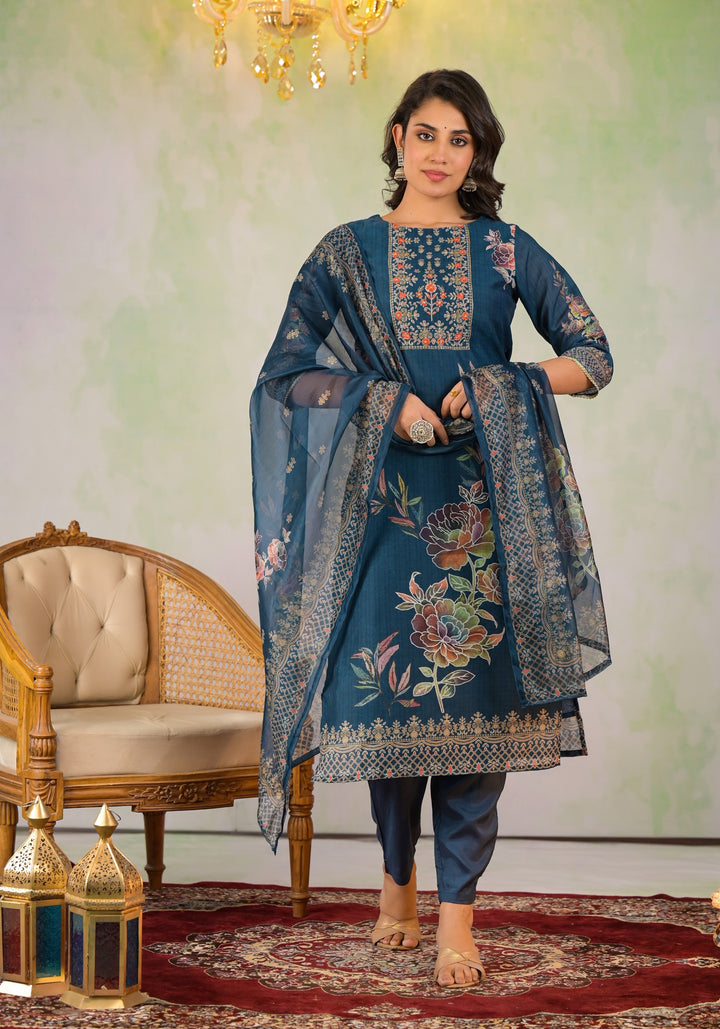 Rabha Royal Printed Suit Set