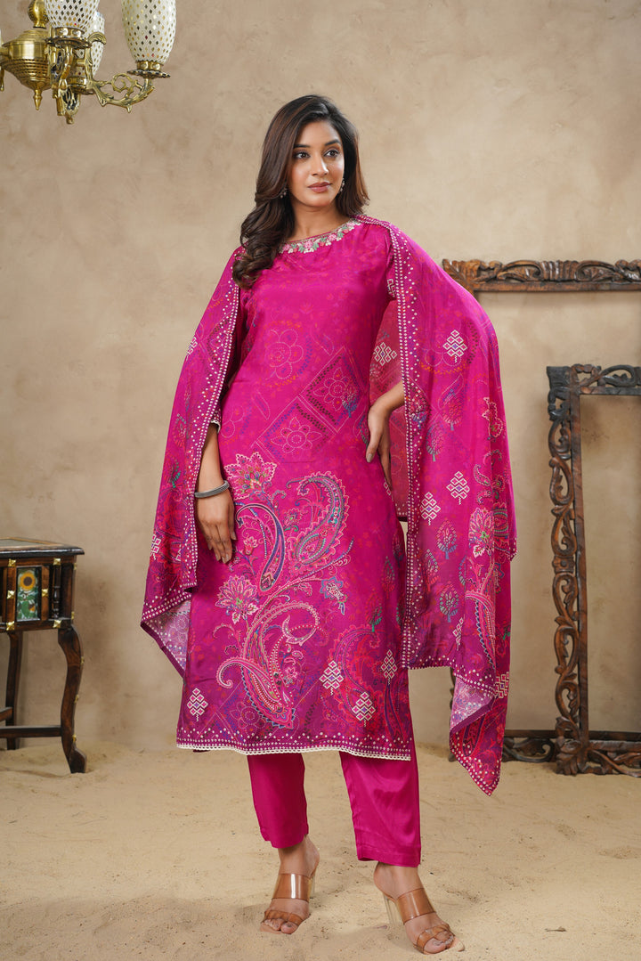Rabha Rosy Printed Suit Set