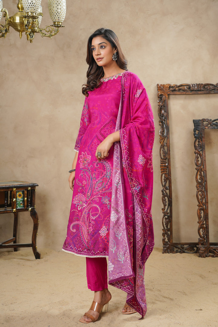 Rabha Rosy Printed Suit Set