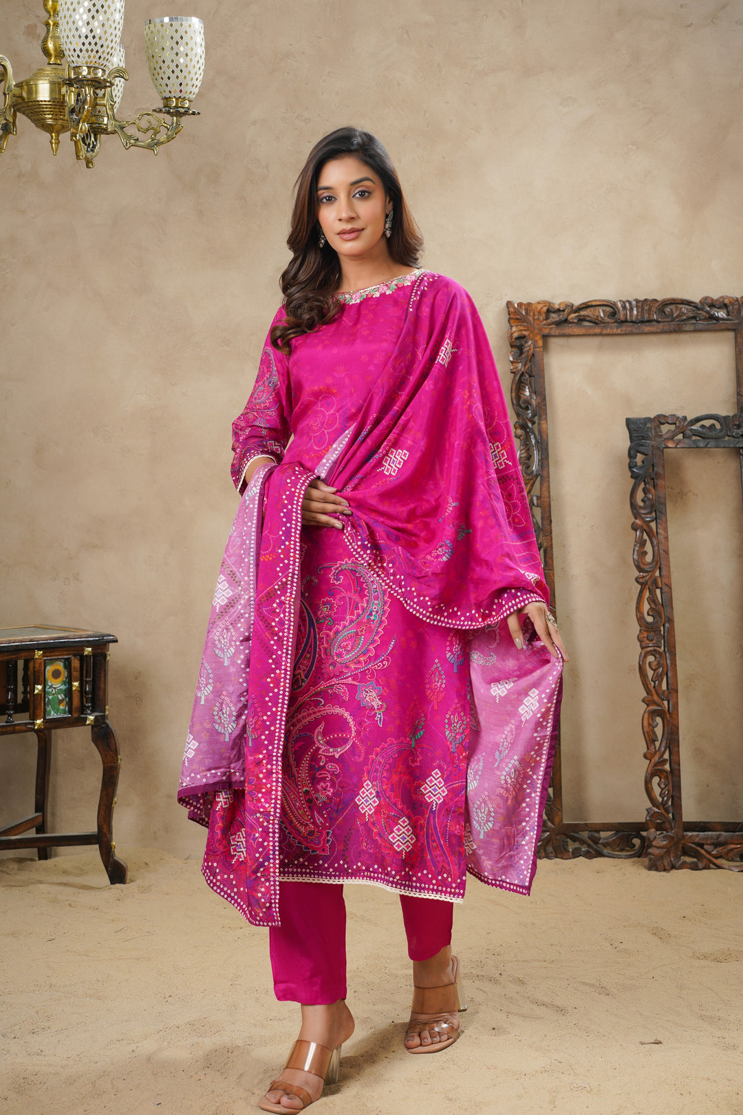 Rabha Rosy Printed Suit Set