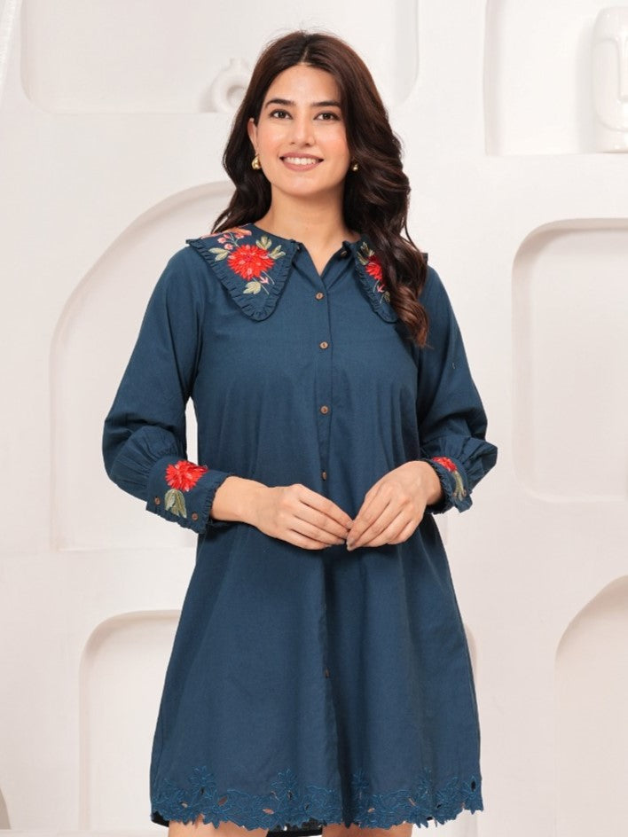Slopi Ultra Embroidery Cotton Dress