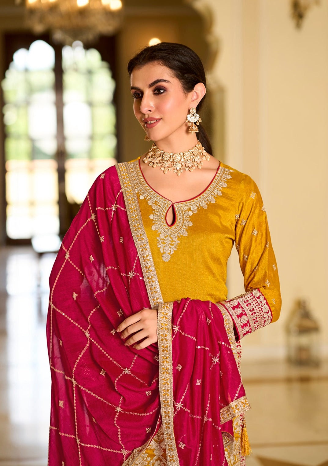 Saheli Amber Full Heavy Work Premium Suit Set