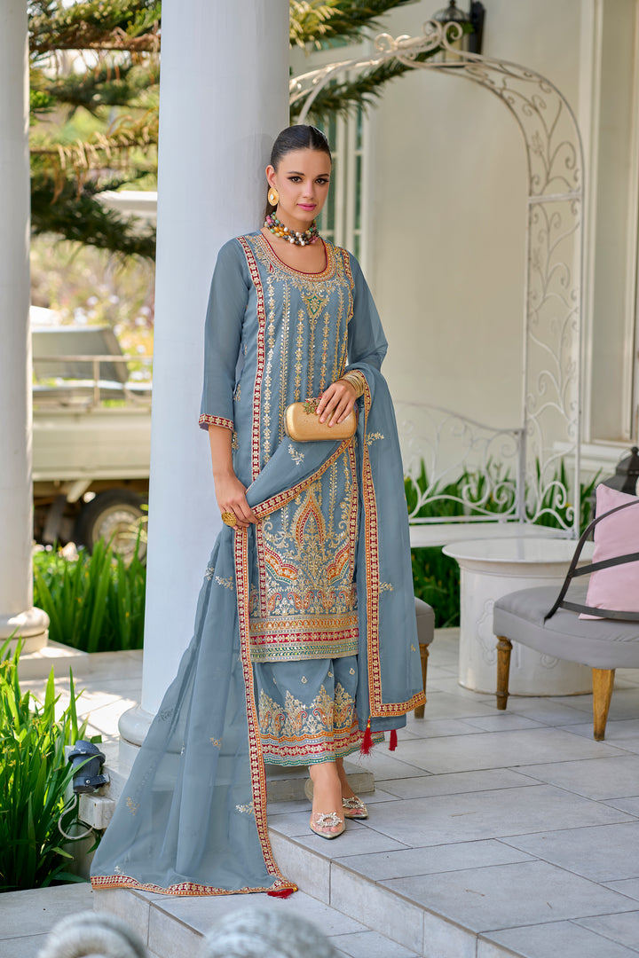 Usha Flint Full Work Suit Set