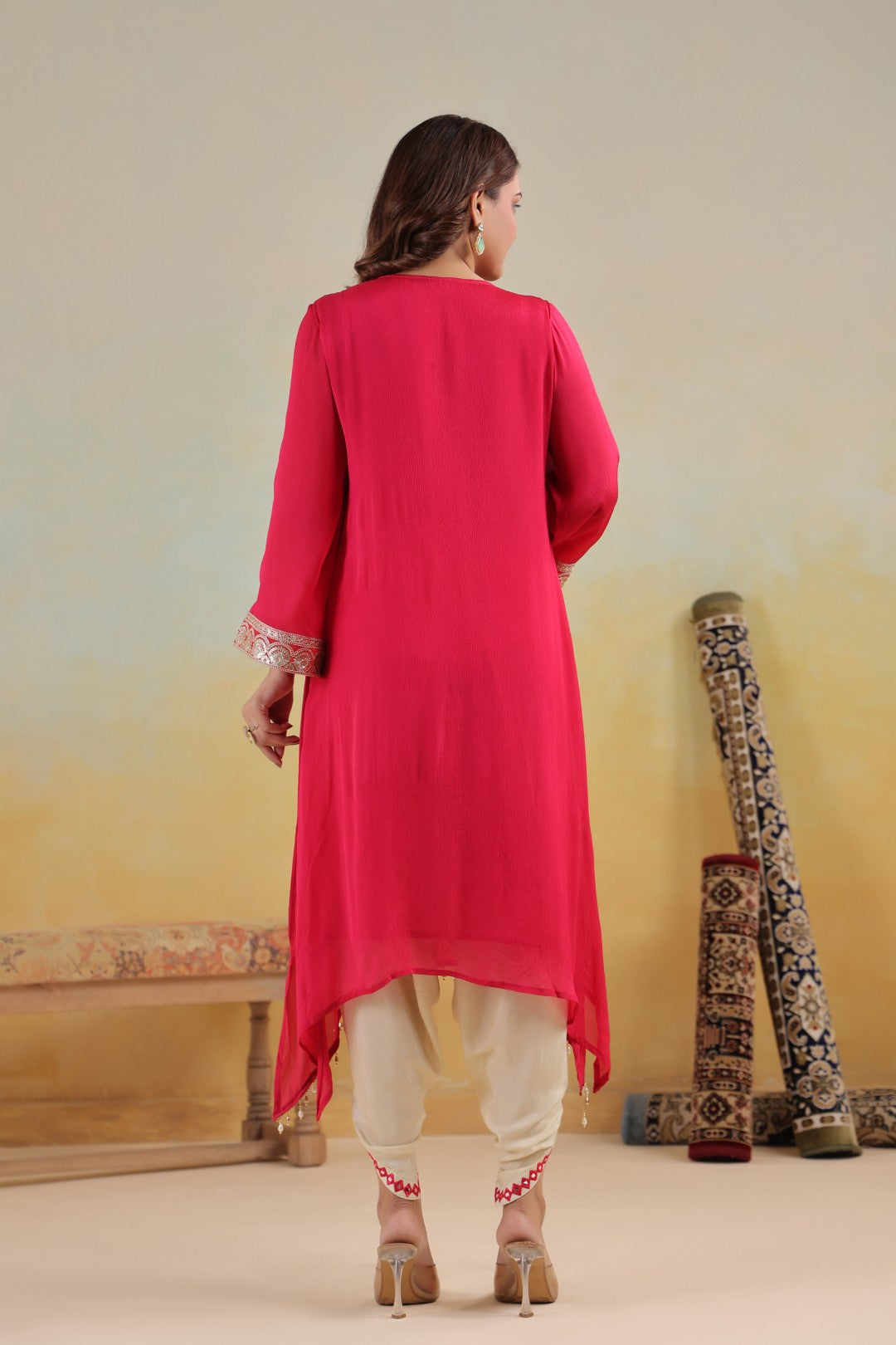 Sera rosy premium embroidery kurta pant set