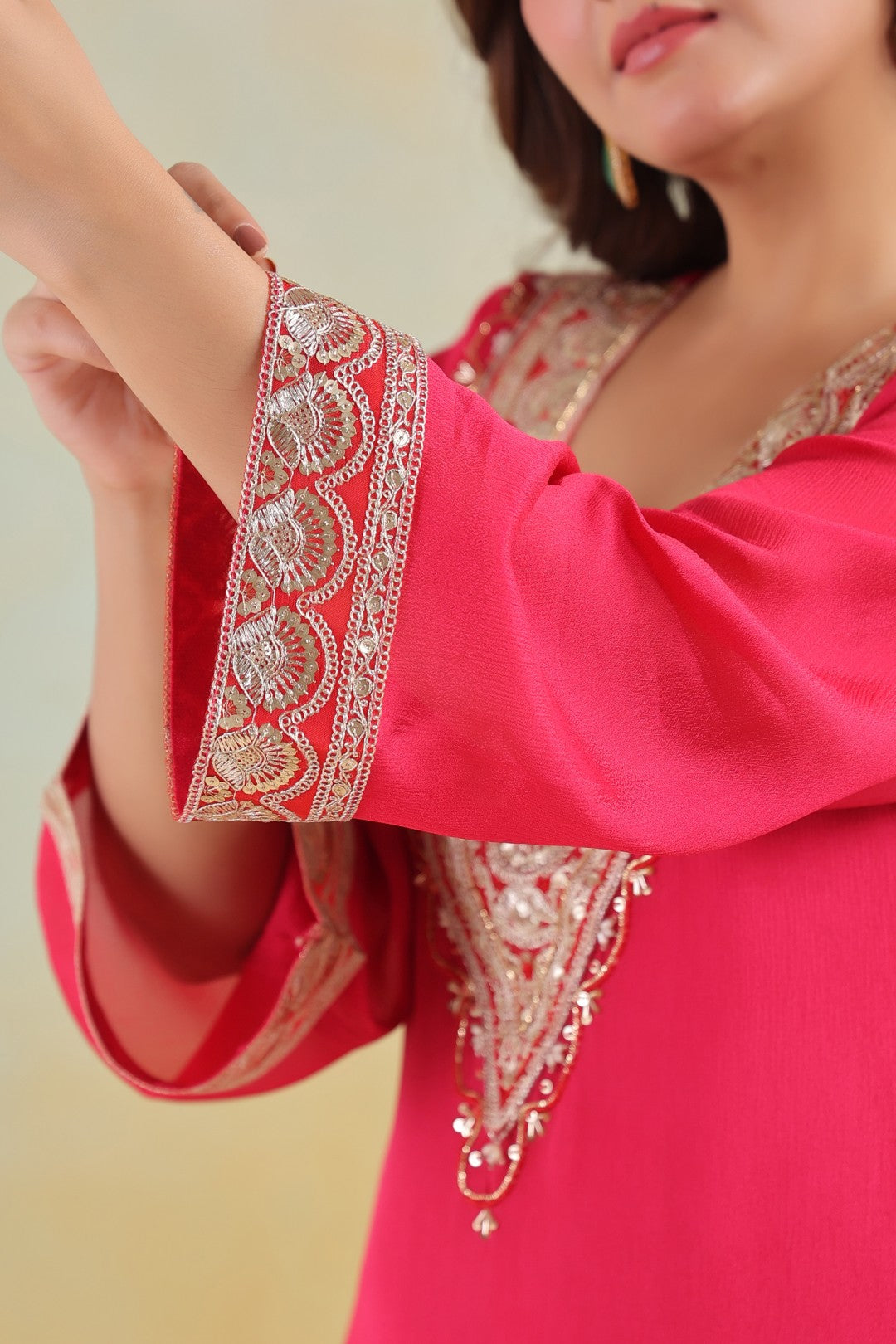 Sera rosy premium embroidery kurta pant set