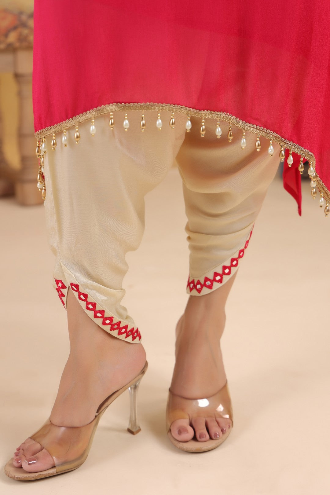 Sera rosy premium embroidery kurta pant set