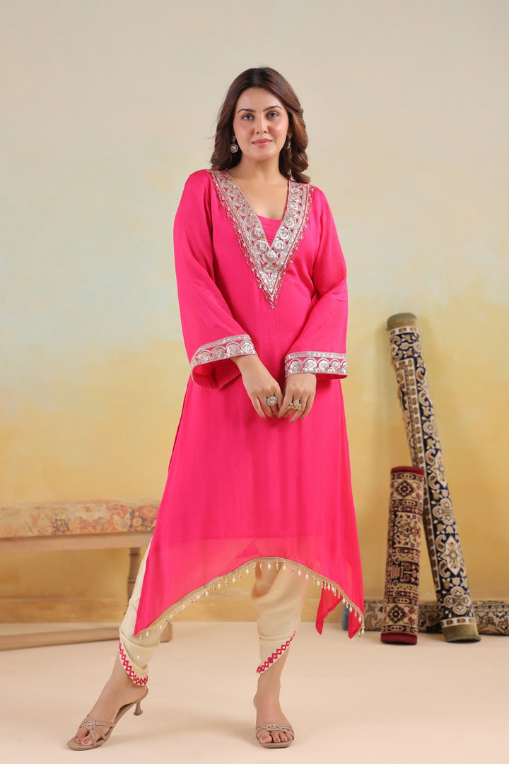 Sera rosy premium embroidery kurta pant set