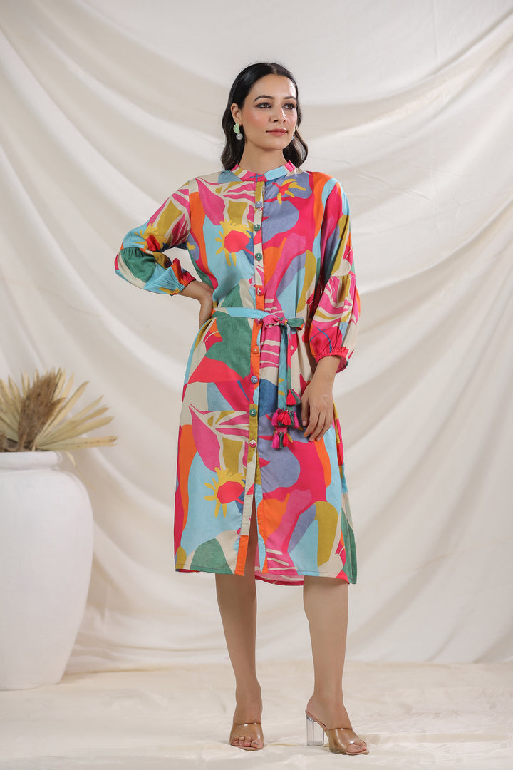 Harshini Candy Abstract Dress