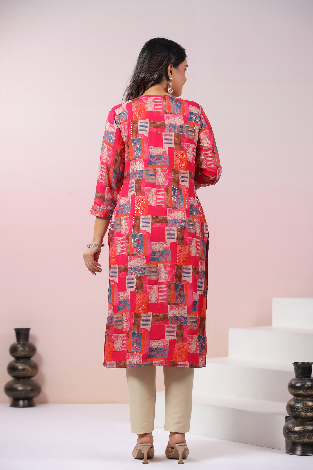 UMA TULIP PRINTED COTTON KURTI