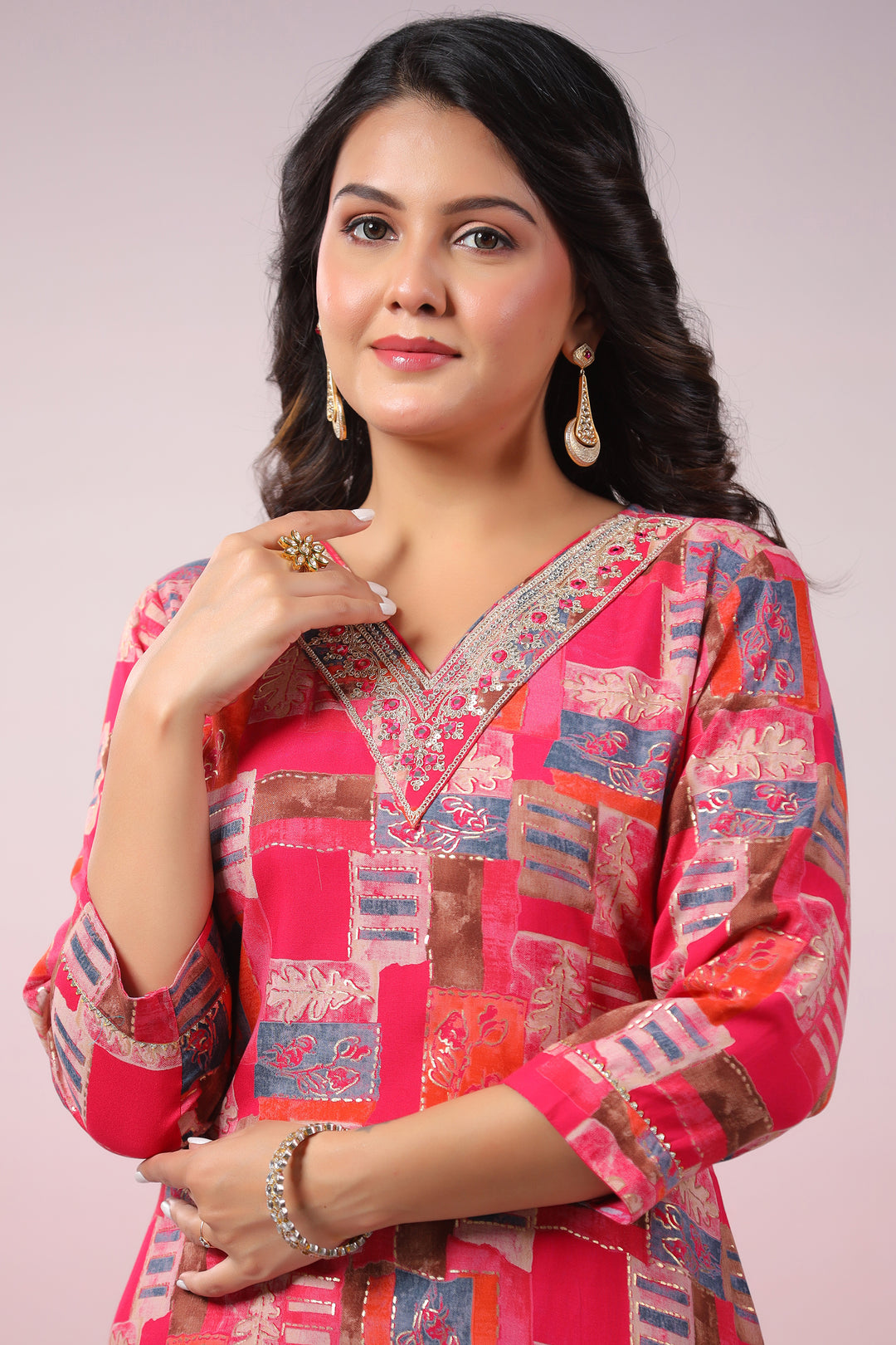 UMA TULIP PRINTED COTTON KURTI