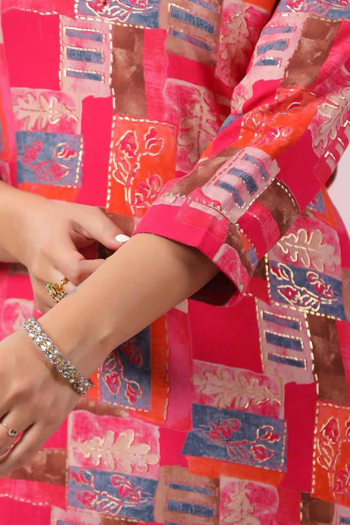 UMA TULIP PRINTED COTTON KURTI