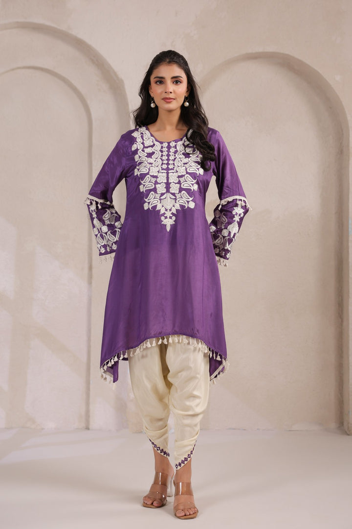 Sera helio embroidery kurta pant set
