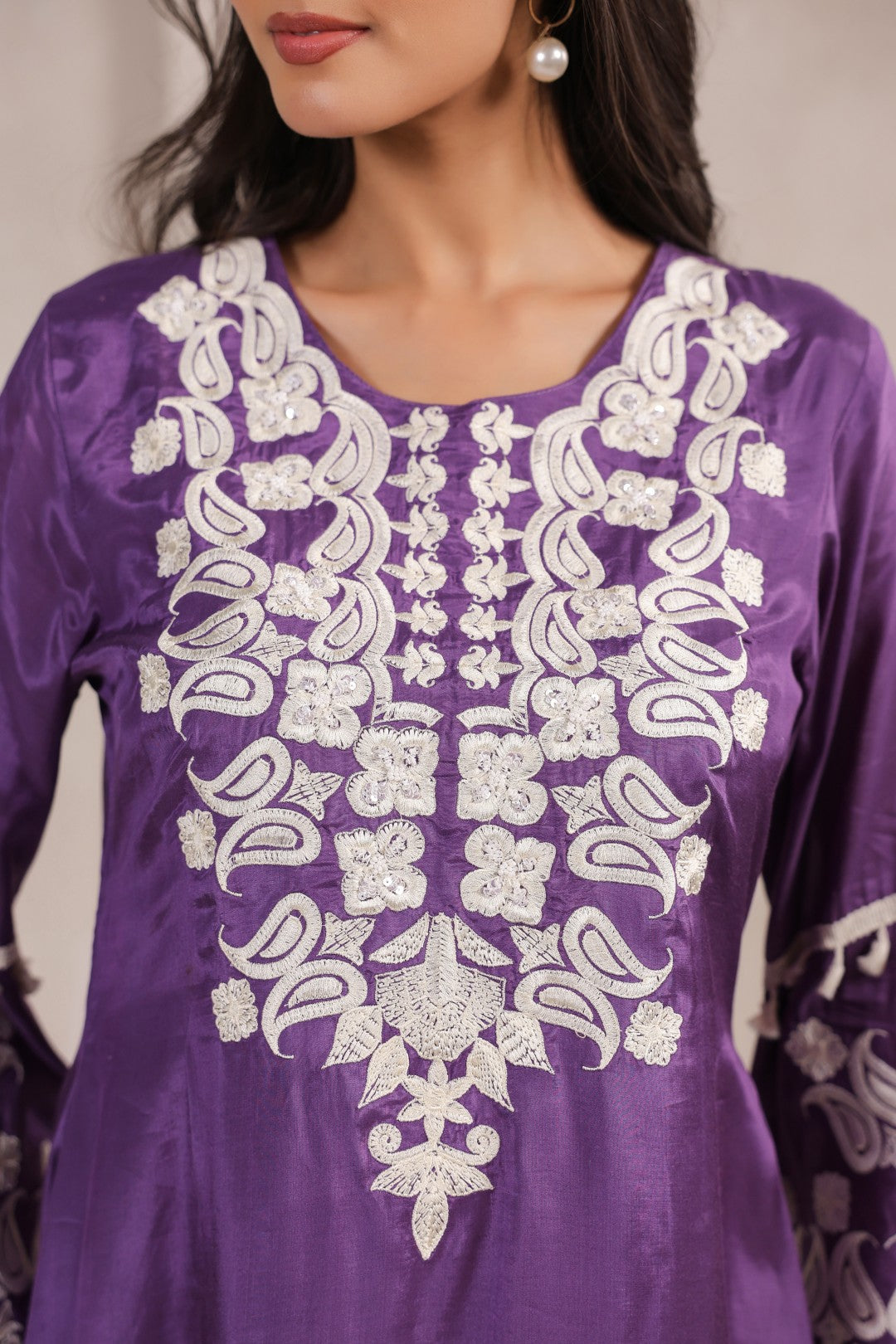 Sera helio embroidery kurta pant set