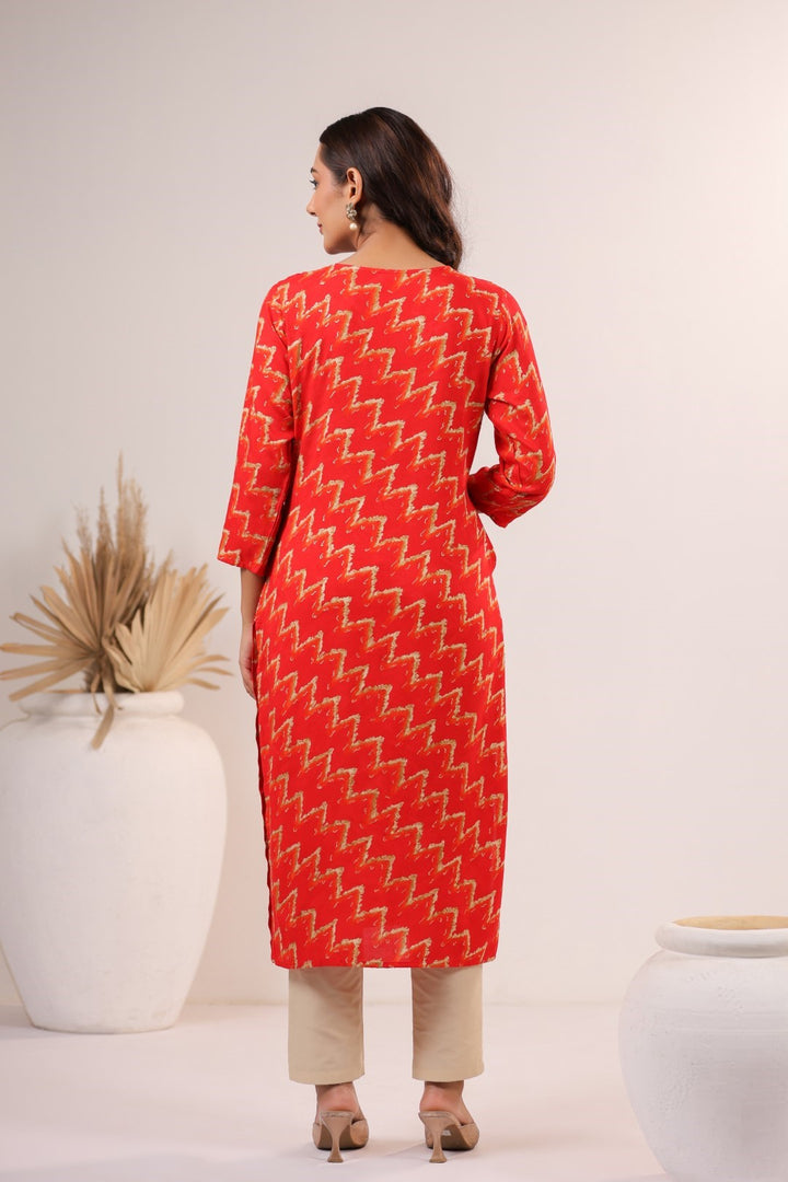 Varisha Tango Printed Work Kurti