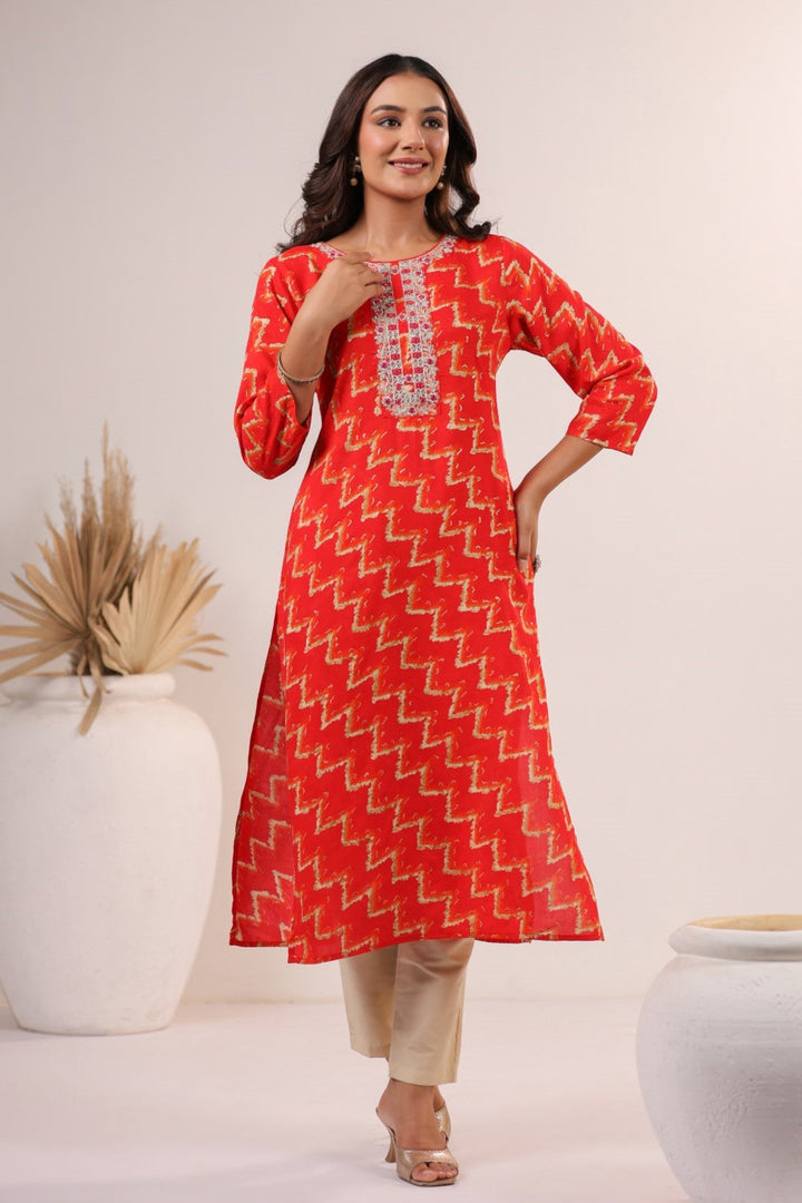 Varisha Tango Printed Work Kurti