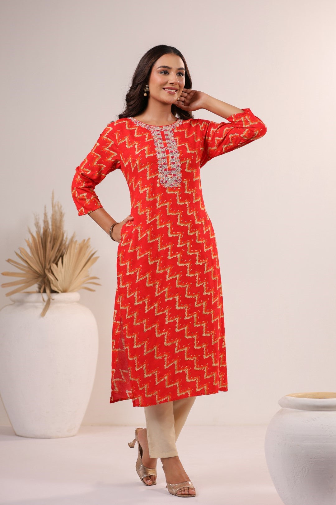 Varisha Tango Printed Work Kurti