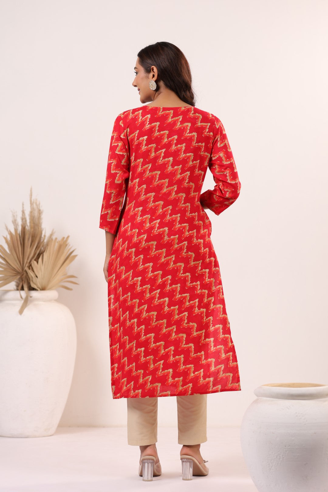 Varisha Ruby Printed Work Kurti