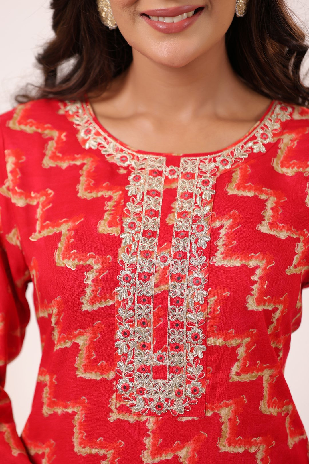 Varisha Ruby Printed Work Kurti