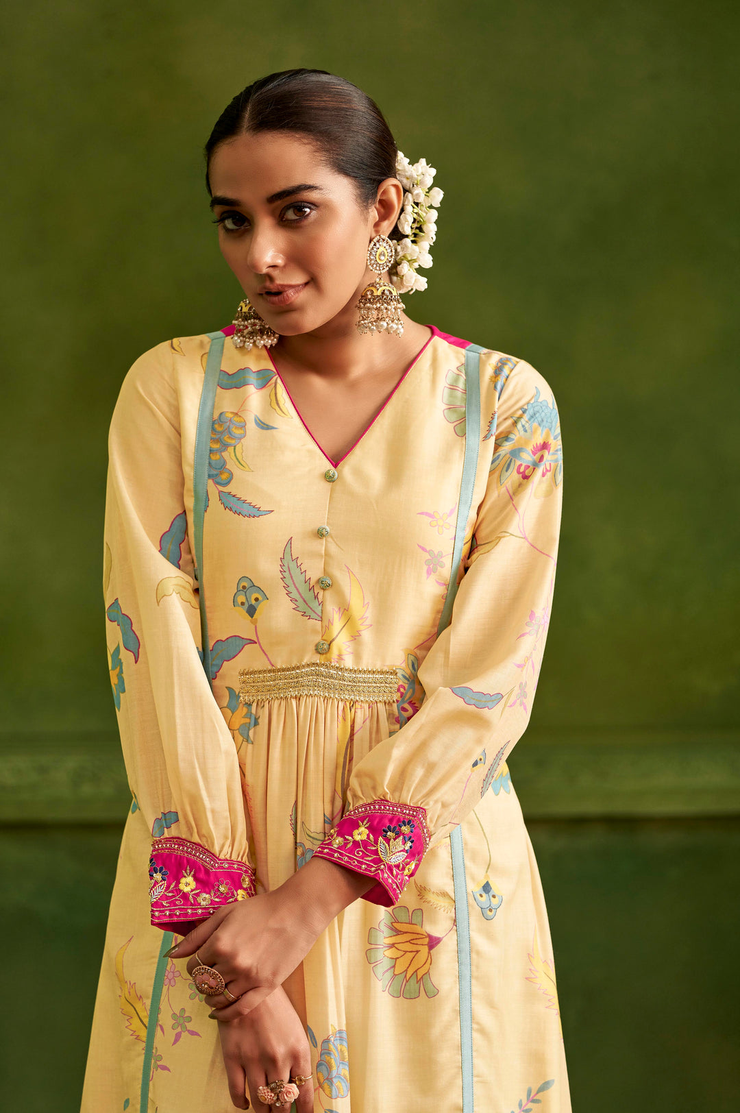 Adya Madham Luxury Anarkali Suit Set