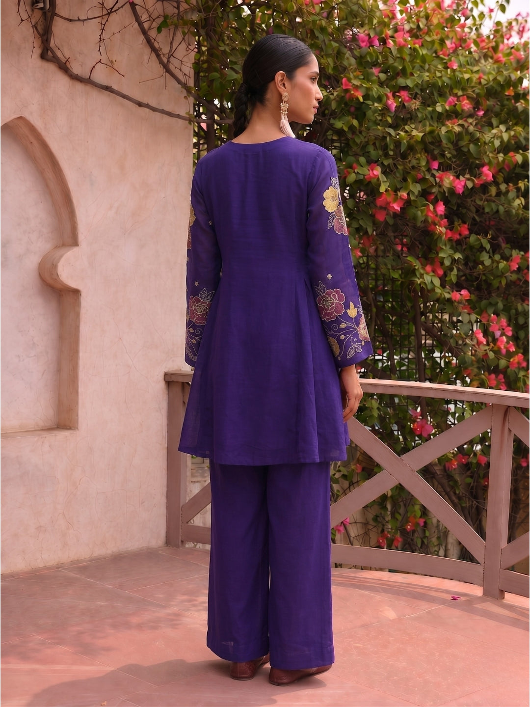 Sangini Tyrian Embroidery Work Suit set