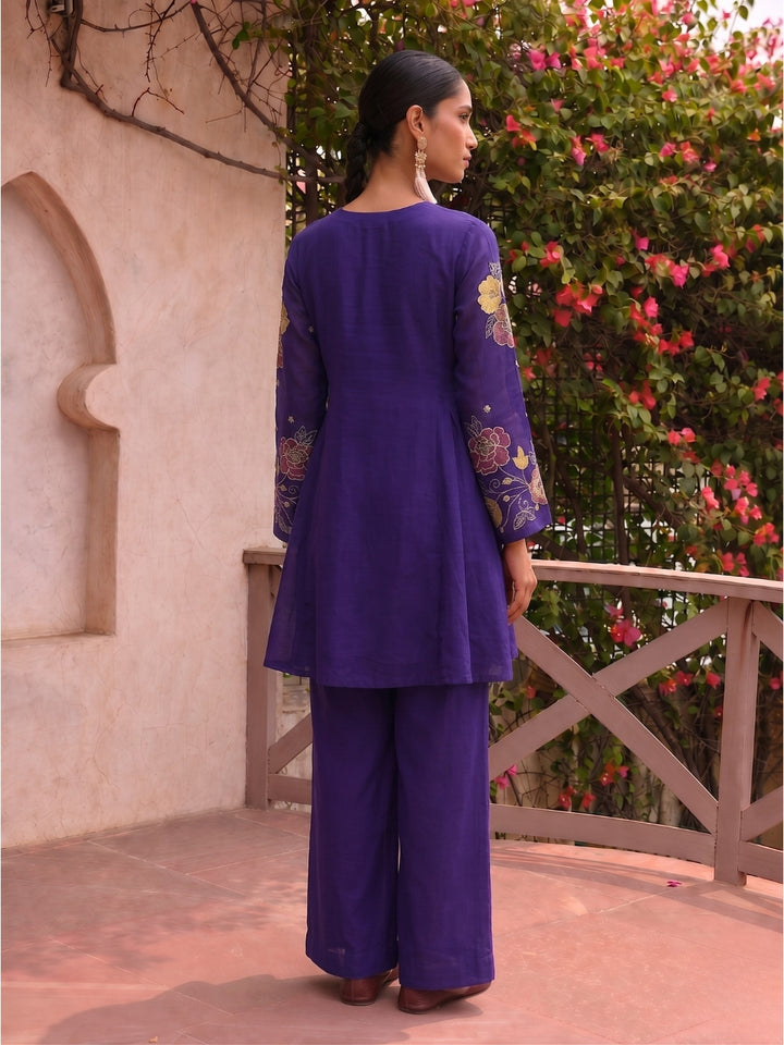 Sangini Tyrian Embroidery Work Suit set
