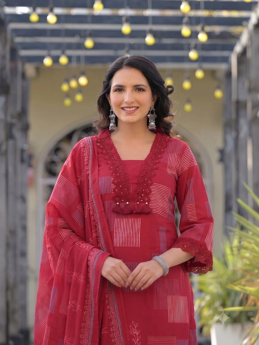 Surbhi Vermi Cotton Farshi Suit Set