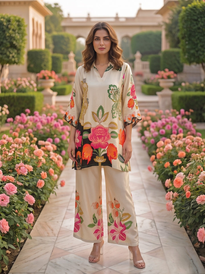 Sushi Mono Handowrk Printed Co-Ord Set
