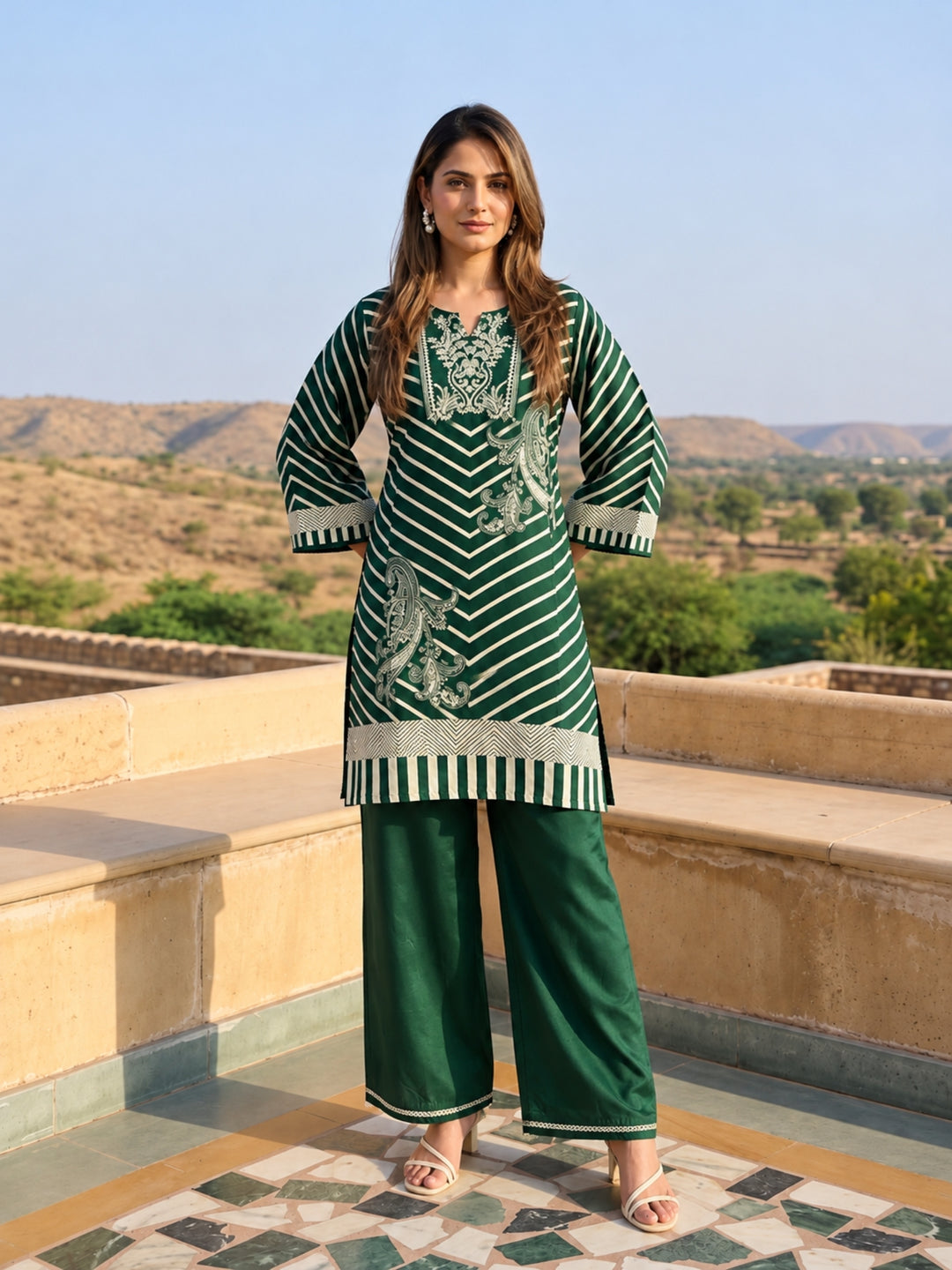 Swades Clover Printed Co-Ord Set